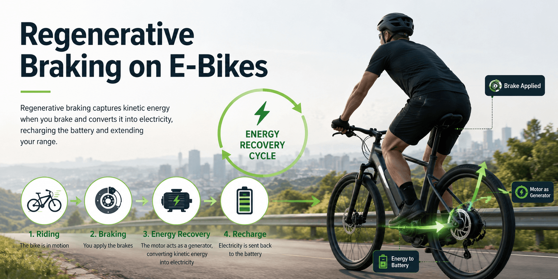 Regenerative Braking on E-Bikes: What It Really Does, and Whether You Need It