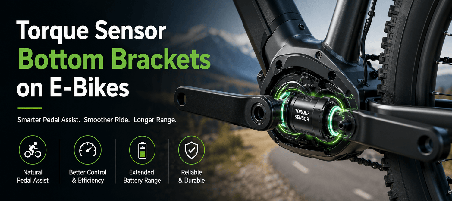 Torque Sensor Bottom Brackets on E-Bikes: Shell Widths, How They Work, and Whether You Can Upgrade Yourself