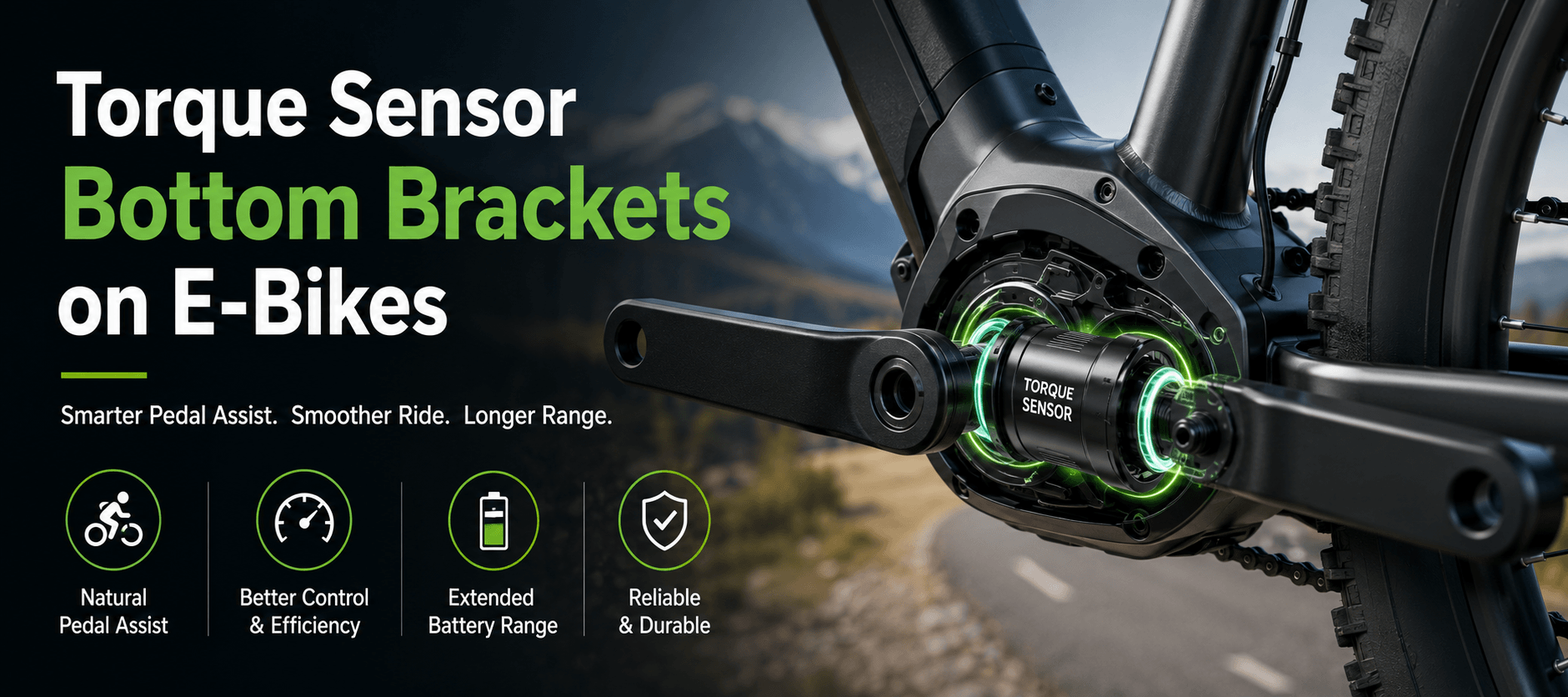 Torque Sensor Bottom Brackets on E-Bikes: Shell Widths, How They Work, and Whether You Can Upgrade Yourself