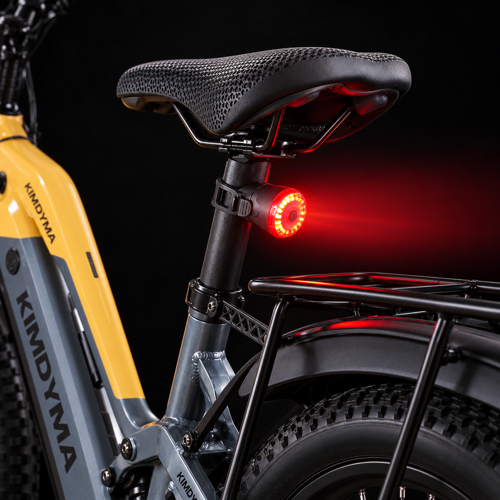 Brighter when you slow down.