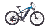 M1 ARETE – celoodpružené elektrické horské kolo s motorem 500 W - Ocelově modrá / Polsko (EU)