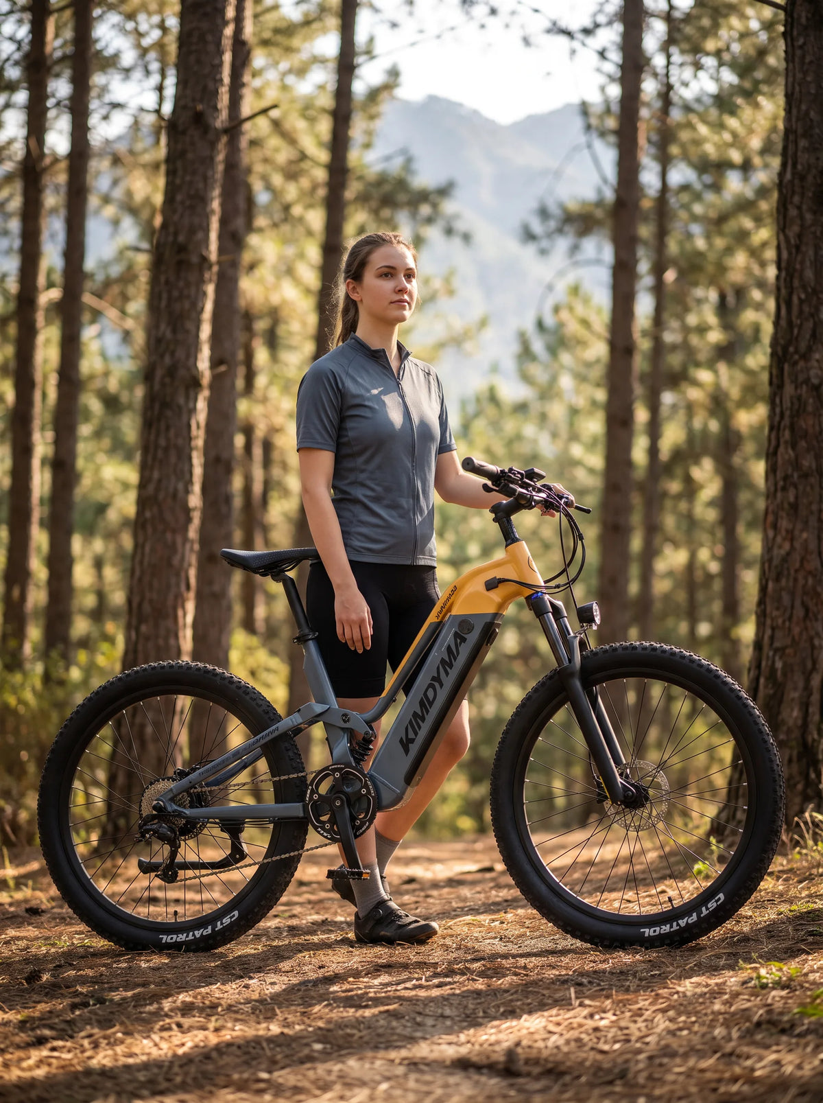 Kimdyma all-terrain electric mountain bike